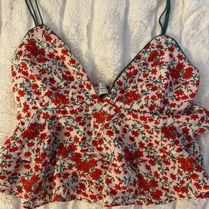 Adorable floral mini top
